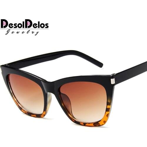 2019 Fashion Cute Sexy Retro Cat Eye Sunglasses Women Vintage Brand Designer Cateye Sun Glasses For Female Ladies UV400