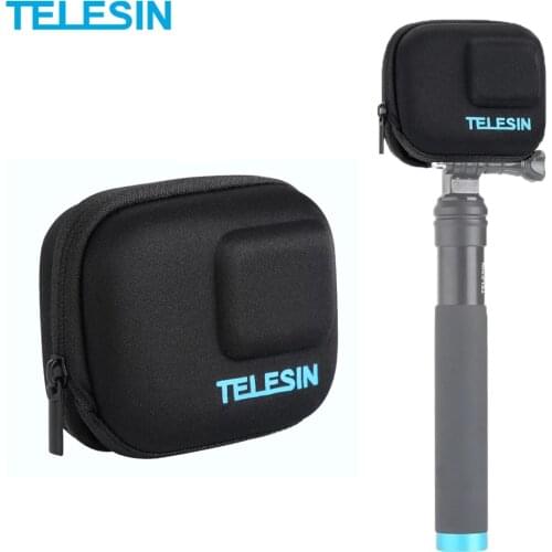 TELESIN GOPRO Mini Action Camera Storage Bag Camera Protective Carrying Case Suitable For GoPro Hero 5 6 7 Camera Accessories