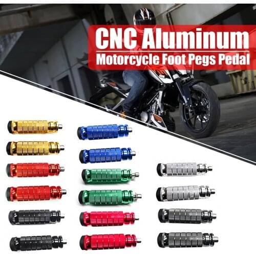 1Pair Universal CNC Aluminum Motorcycle Rearset Footrests Footpeg Foot Pegs Pedal For Yamaha For KTM Fit Motorcycle Modified