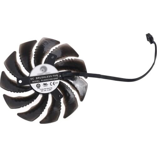 4Pin Graphics Card Cooling Fan PLD09210S12HH T129215SU GTX1060/1080/1070 GPU Cooler Fan for Gigabyte GTX1080 Mini ITX