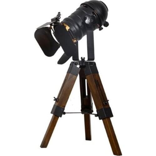 Vintage Loft Black Iron Wood Table Lamp for Foyer Bedroom Study Decor Retro Industrial Desk Reading Light 2412