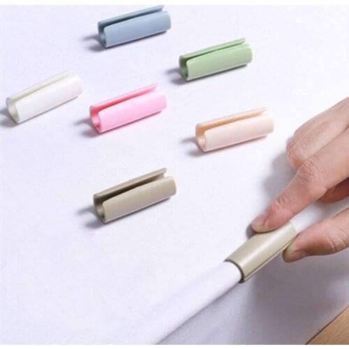 12/24pcs Bed Sheet Clips ABS High Quality Bed Cover Holder Non-slip Gripper for Bedsheet Multifunction Pegs Blankets Grippers C