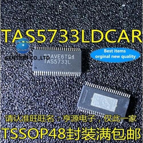 10Pcs TAS5733LDCAR TAS5733L HTSSOP48 in stock 100% new and original