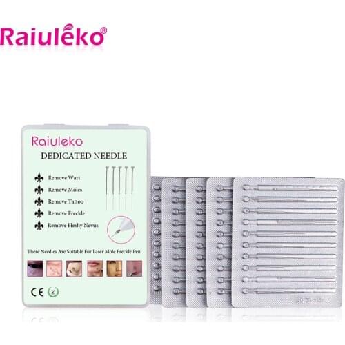100PCS Dedicated Needles For Dot Mole Removal Pen For Face Skin Spot Removal Tattoo Freckle Removal Fleshy nevus Beauty Device