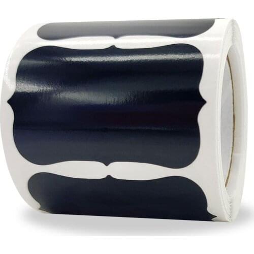 120pcs Waterproof Blackboard Reusable Blackboard Stickers Craft Glasses Kitchen Organizer Labels Blackboard Chalk Board Sticker