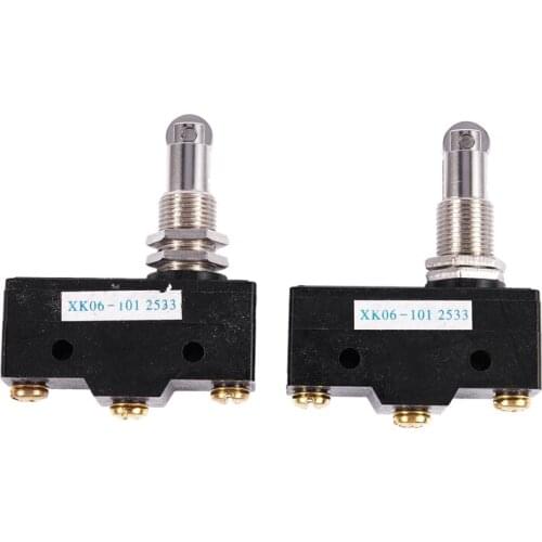 2 Pcs Z-15GQ22-B 3 Screw Terminals Panel Mount Roller Plunger Basic Limit Switch
