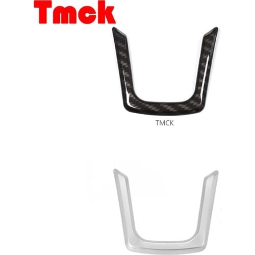 ABS Chrome Car Accessories Interior Steering Wheel U-type Cover Trim Sequin For Jaguar XE X760 XF X260 F-Pace f pace X761 E-PACE