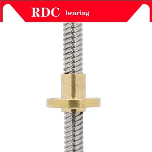 Free shipping 3D Printer &CNC THSL-500-8D Length 400mm T-type Stepper Motor Trapezoidal Lead Screw 8MM Thread 8mm T8