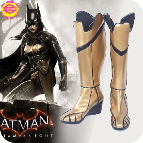 Batgirl Cosplay Shoes boots custom made