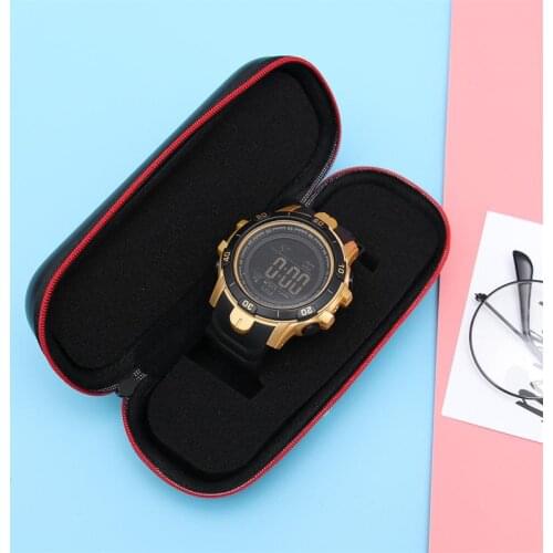 Portable EVA Watch Case Zippered Holder Waterproof Anti-Fall Packaging Box Storage Watch Collection Travel Gift Without Watch