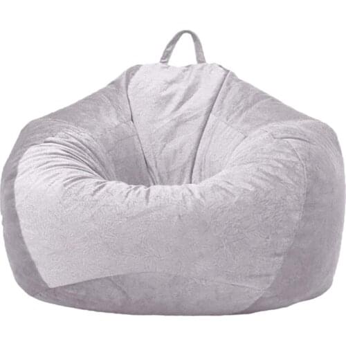Office Home Bedroom Large Bean Bag Chair Cover Furniture Parts Soft Multifunction Washable Adult Kids Dustproof Living Room