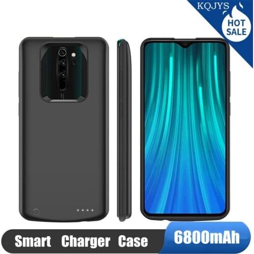 KQJYS Portable Battery Charger Cases For Xiaomi Redmi Note 8 Pro Power Bank Battery Charging Cover For Redmi Note 8 Battery Case