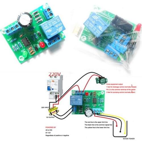 DC 12V Low Pressure Water Liquid Level Controller Sensor Module DIY Kit Detection Water Level Detection Sensor Module#1
