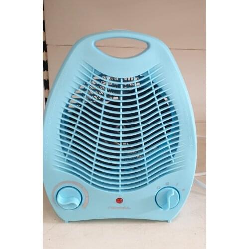 Rowell 2000W Electric Fan Heater, Ventilation, Blue, you can Use As Cold/Warm/Hot Wind