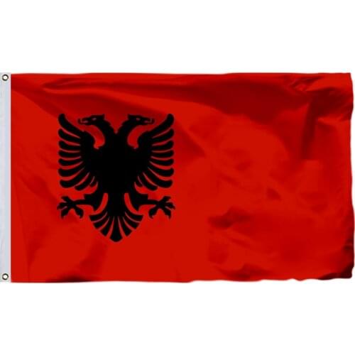 Albania (1943-1944) Flag 3x5ft 90x150cm Custom High Quality Double Sided Printing Banner