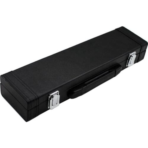 HK.LADE Flute Gig Bag Box Leather For Western Concert Flute With Buckle Foam Cotton Padded Gig Bag