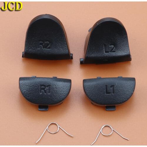 JCD For Sony Play Station 4 PS4 Controller L1 R1 + L2 R2 Trigger Buttons + springs Tool Replacement parts