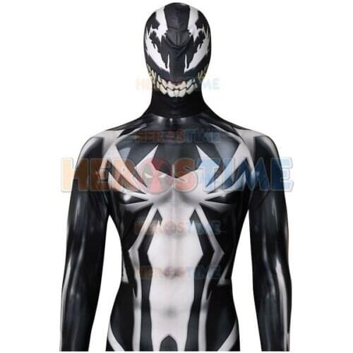 Halloween Costume Black Venom Tights Cosplay Costume jumpsuit Halloween Zentai Suit