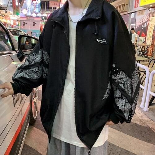 Cashew flower coat mens 2021 new high street ruffian handsome coat spring and autumn trend brand ins jacket stone islande