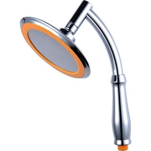 6inch Large High Turbo Pressure Shower Head Handheld Bath Supplies Bathroom He