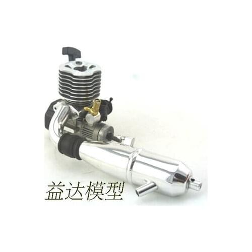 1/10 scale Nitro Engine Motor with muffler/tuned pipe for RC off road/ on road fouring Cars hpi redcat hsp fs racing