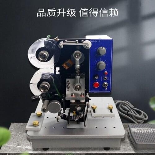 Electric Ribbon Coding Machine Semi-Automatic Ribbon Printing Machine Production Date Food Label Ribbon Coding Machine