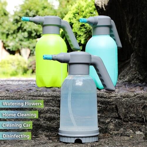 2L Electric Plant Spray Bottle Automatic Watering Fogger USB Electric Sanitizing Sprayer Hand Watering Machine Plant Garden Tool