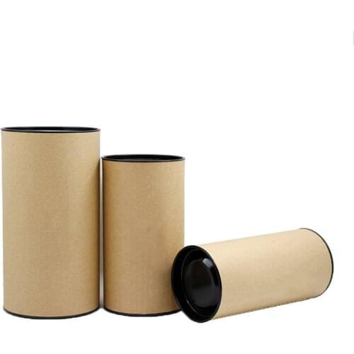 Xin Jia Yi Packaging Craft Paper Box Flower Gift with Compartments Round Shape Loose Tea Black Champagne Flute Gift Paper Box