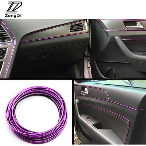 ZD 5M 3D Car Automobiles Decoration Trim Crash Bar For Skoda Octavia A5 A7 2 Fabia Yeti BMW E60 F30 X5 E53 Inifiniti Accessories