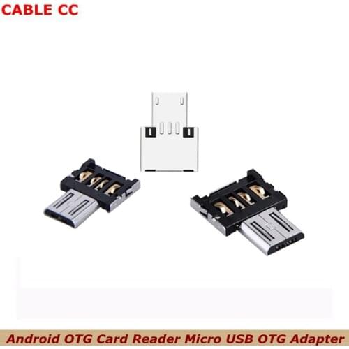 3pcs/ Mini Micro USB Otg Cable for Samsung HTC Xiaomi Huawei Sony LG Android OTG Card Reader Micro USB OTG Adapter