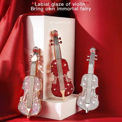 5 Color Violin Soft Mist Velvet Air Lip Glaze Moisturizing Matte Lipstick Repair Lips Water Lip Gloss Lasting Makeup TSLM1