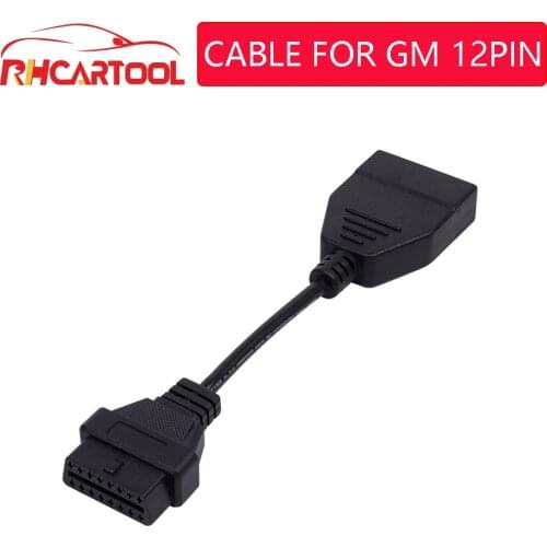 Car Diagnostic tool OBD/OBD2 Connector for GM 12 Pin Adapter to 16Pin Diagnostic Cable for GM 12Pin For GM Vehicles