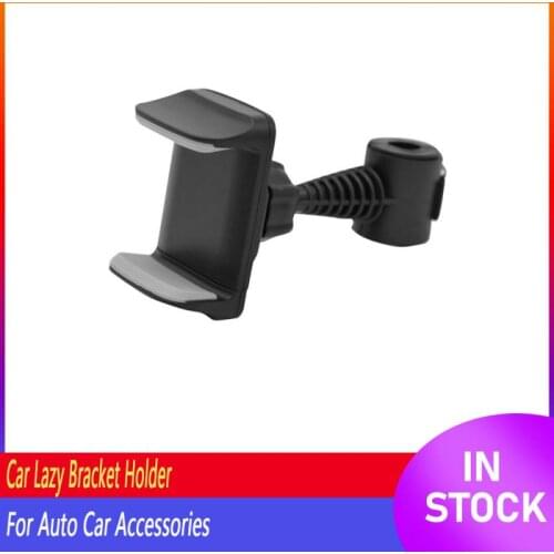 Car Lazy Bracket Car Rear Seat Headrest Mobile Phone Bracket Holder Phone Holder For Auto Car Interior Accessories
