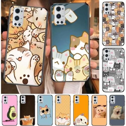 Cute cartoon cat For OnePlus Nord N100 N10 5G 9 8 Pro 7 7Pro Case Phone Cover For OnePlus 7 Pro 1+7T 6T 5T 3T Case
