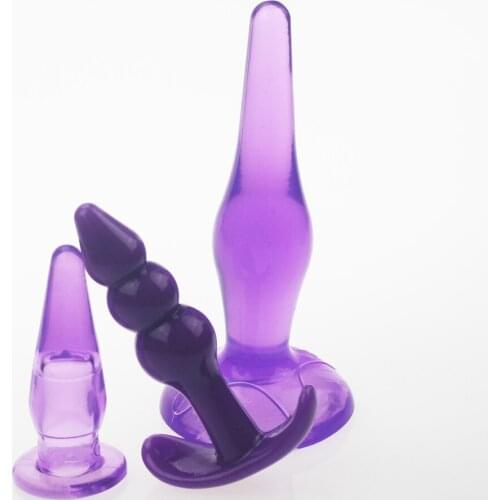 Erotic toys Butt Plug backyard Adult Anal beads prostata massager sexy Bullet G Spot Stimulating sex Toys for men women 3pcs