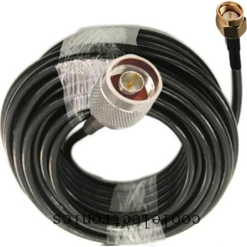 SMA Male to N Male Connector RF Coaxial Coax RG58 50-3 Cable 50ohm 15/50cm 1/2/3/5/10/15/20/30m 50m