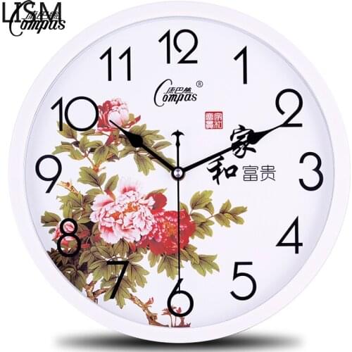 Round Wall Clock Quartz Silent Wall Clock Living Room Modern Design Fashion Bedroom Ideas Digital Clock Wall Reloj De Pared
