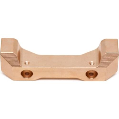 Metal Brass Upgrade Front Bumper Mount for 1/10 YK4101 Pro YK4102 YK4103 1/8 YK4082 YiKong RC Crawler Car Parts