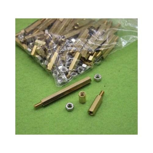 Screw Copper Coupling Pillar Nut Kit For DIY Smart Car Equipped Robot Part Accessory Tank Chassis For Arduino Development Board