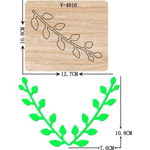 New leaf wooden dies cutting dies for scrapbooking Multiple sizes V-4816
