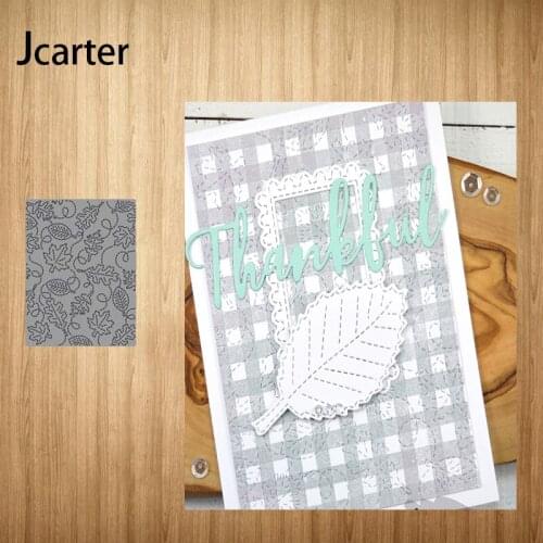 New Design Metal Cutting Dies Rectangle Leaves Background Craft Stencil Scrapbooking Handmade Card Make Shape Album Decor Model