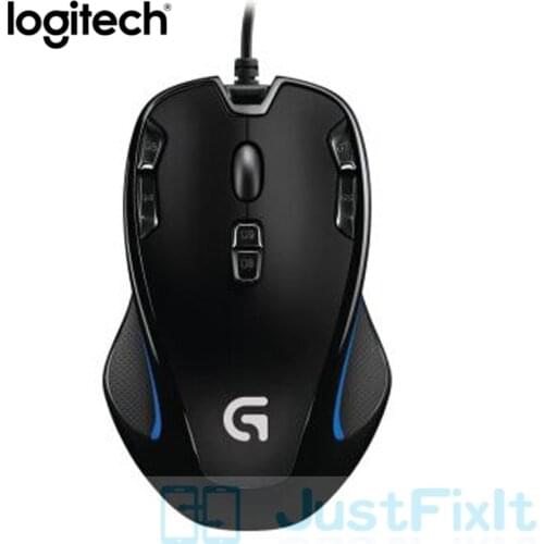 Original Logitech G300s Gaming Mouse 2500DPI Ergonomic Wired Optical Computer Games Mouse