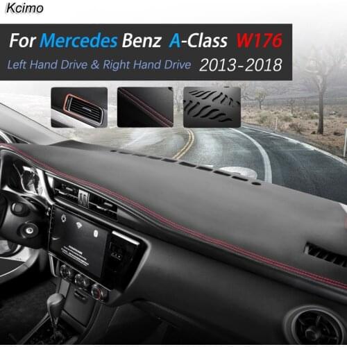 For Mercedes Benz A-Class W176 Anti-Slip Mat Dashboard Cover Pad Sunshade Dashmat Carpet Accessories A-Klasse A160 A180 A200 A45