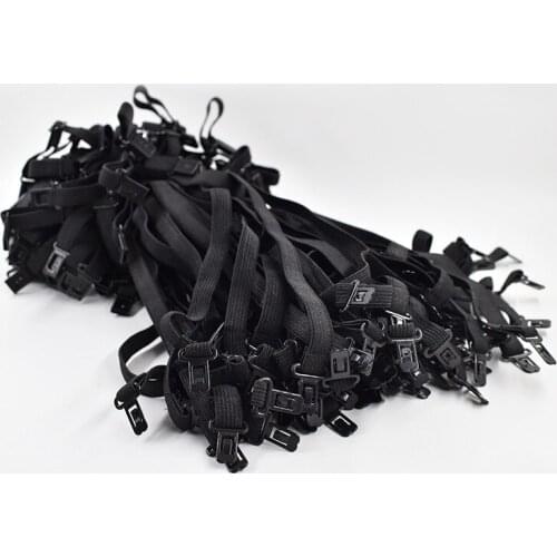 Adult Bow Tie Adjustable Band Elastic Band 1.0cm Bow Tie Black Adjustable Band Elastic Band Size Adjustable 10 pieces/set