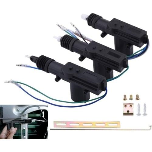 SPEEDWOW Car Central Locking System Actuator Single Gun Type Central Door Lock Motor Kit Car Alarms Security Vehicle Electronics