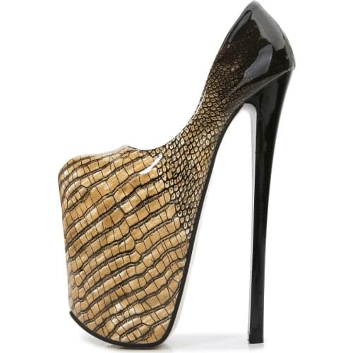 Sexy 22cm Extreme High Heels Shoes Woman Fashion Luxury Platform Pumps Women Heeled Shoes Lady Large Size Stripper Fetish Shoes