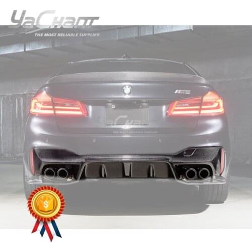 Car-Styling Carbon Fiber Rear Diffuser Fit For 2017-2019 F90 M5 3D Style Rear Diffuser