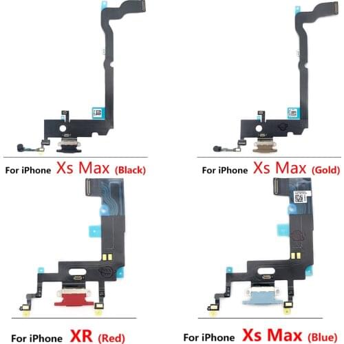 100% New Original Charger Charging Port Dock USB Connector Data Flex Cable For IPhone XR XS Max