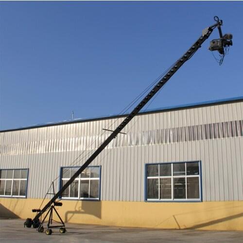 2 Axis Remote Control Professional PTZ Head Video Camera jimmy jib Crane for sale 10 m
