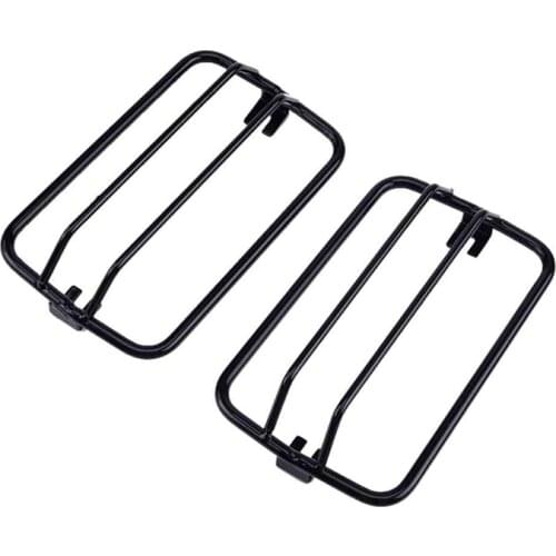 2Pcs Car Front Bumper Side Marker Wheel Eyebrow Turn Signal Light Guard Cover Decor Fit for Jeep Wrangler TJ 1997-2006